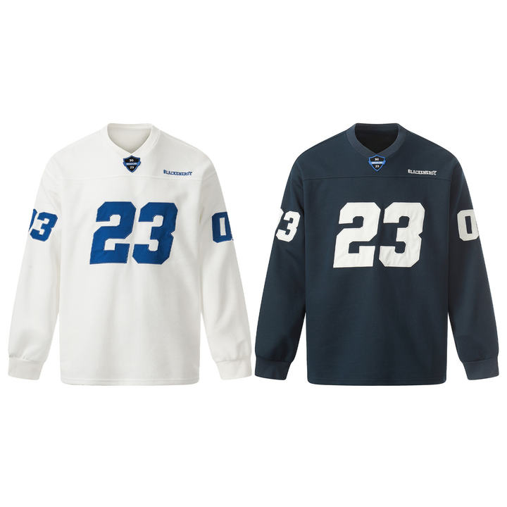 3-6-5.shop Varsity Graphic Long Sleeve Tee