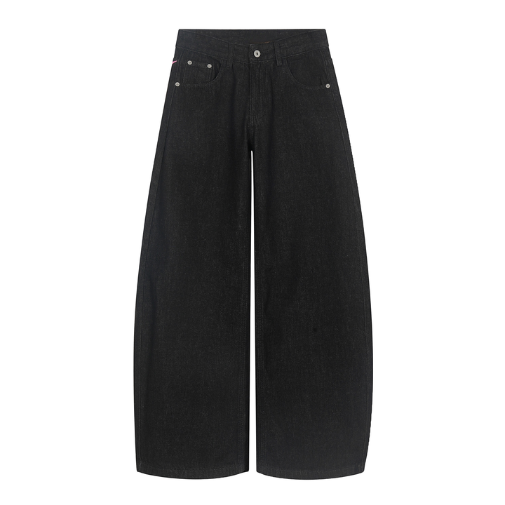 3-6-5.shop Cross Pocket Graphic Wide-Leg Jeans