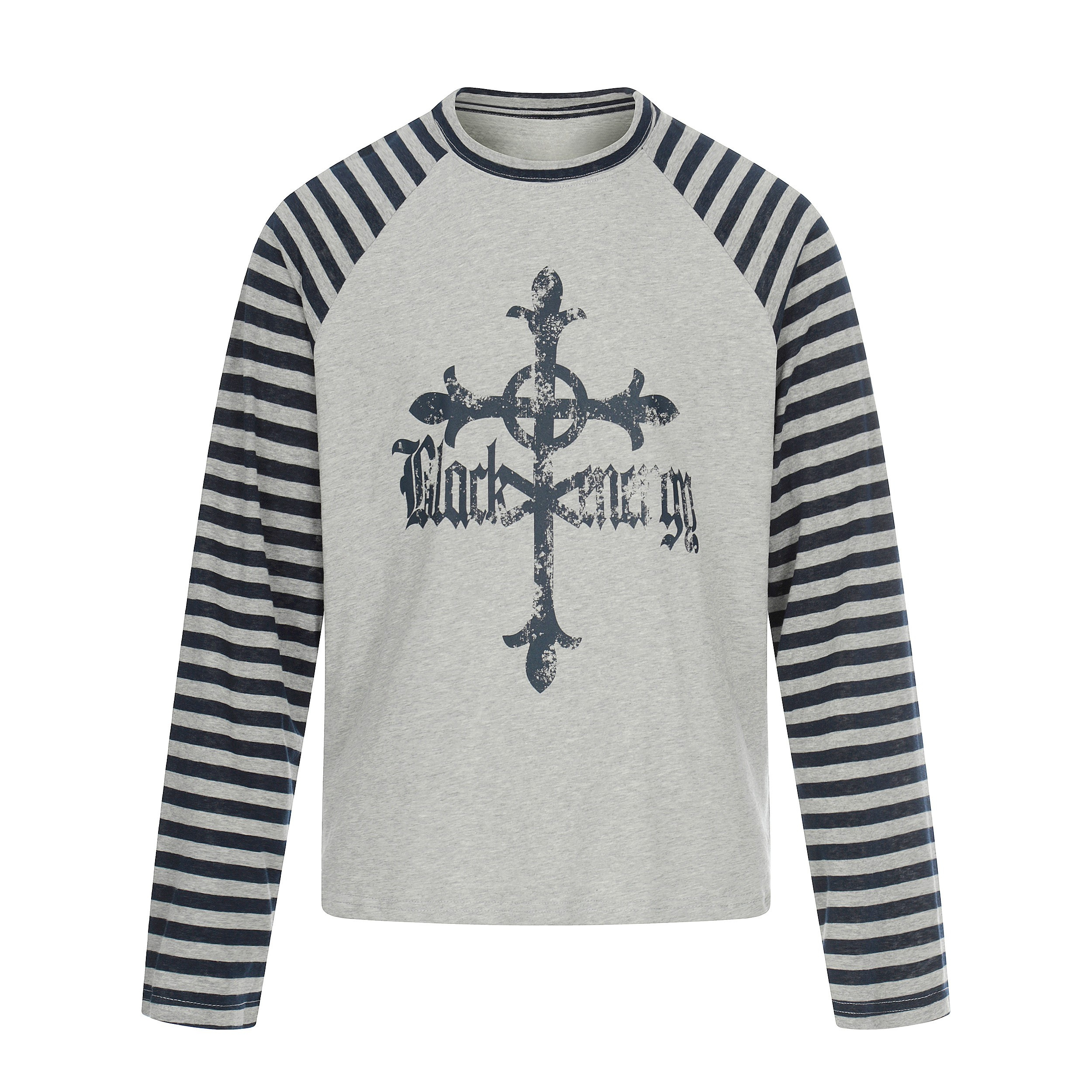 3-6-5.shop Cross Graphic Raglan Long Sleeve Tee