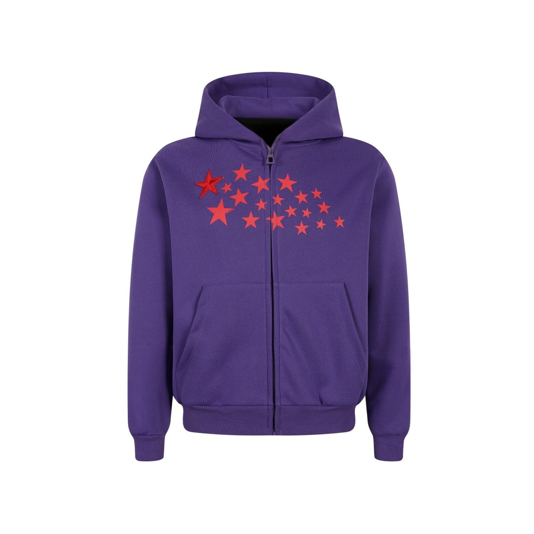3-6-5.shop Star Graphic Zip Hoodie