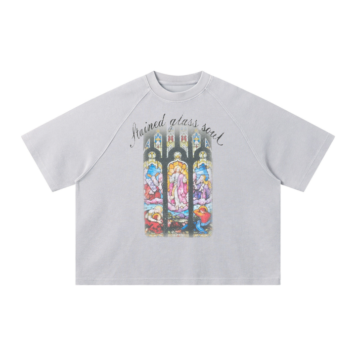 3-6-5.shop Stained Glass Graphic T-Shirt