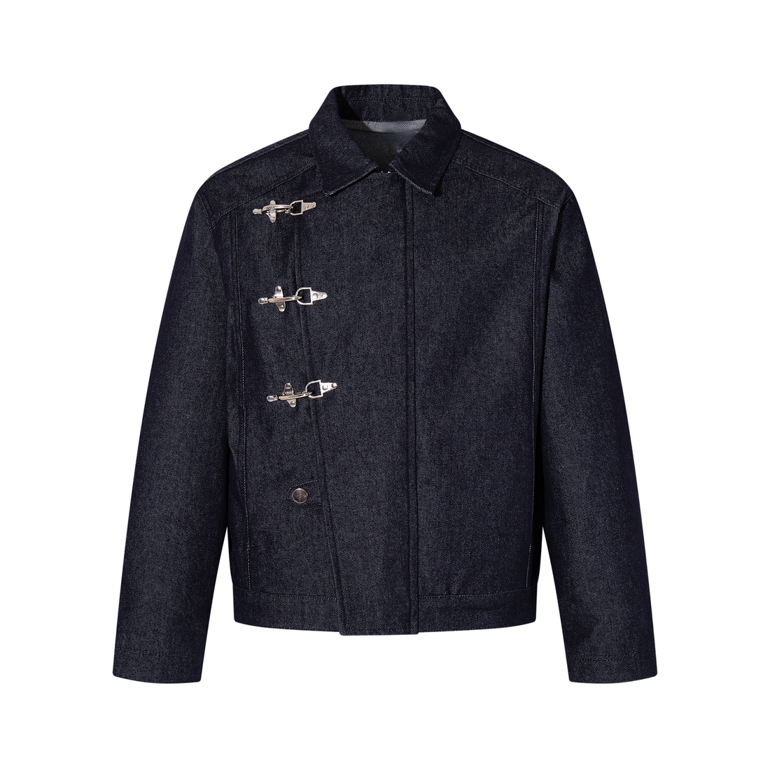 3-6-5.shop Buckle Detail Denim Jacket