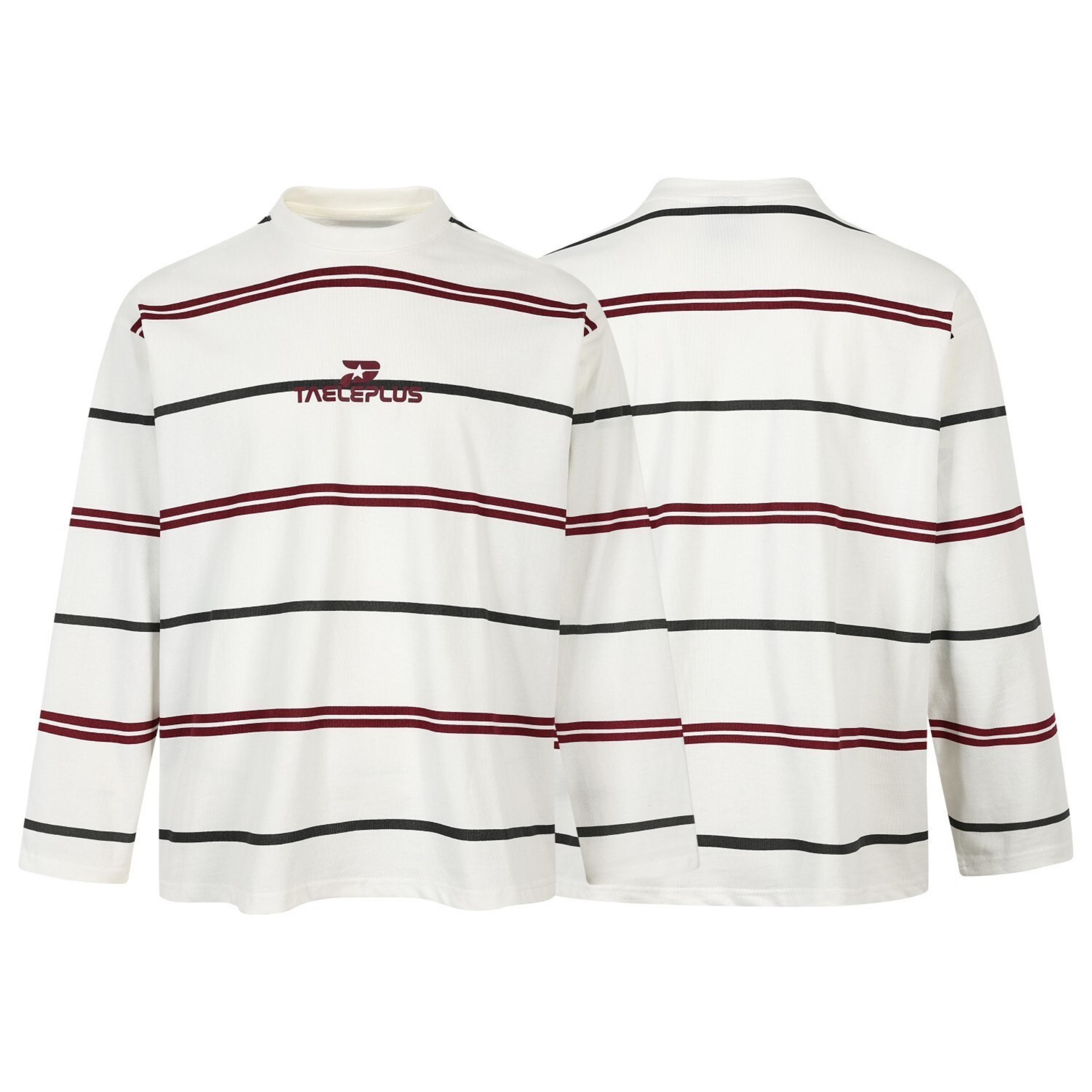 3-6-5.shop Striped Long Sleeve Tee