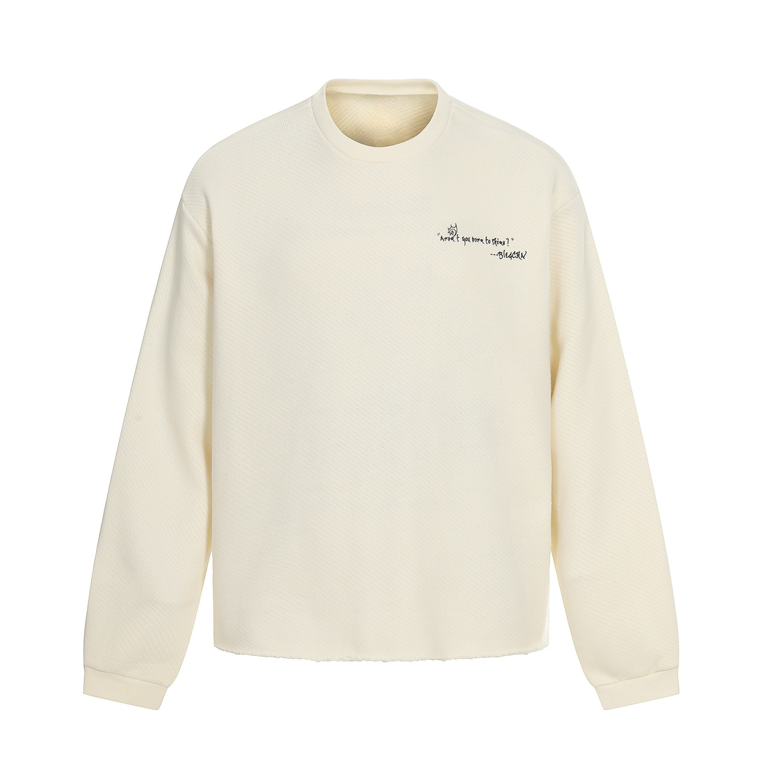3-6-5.shop Graphic Textured Sweatshirt