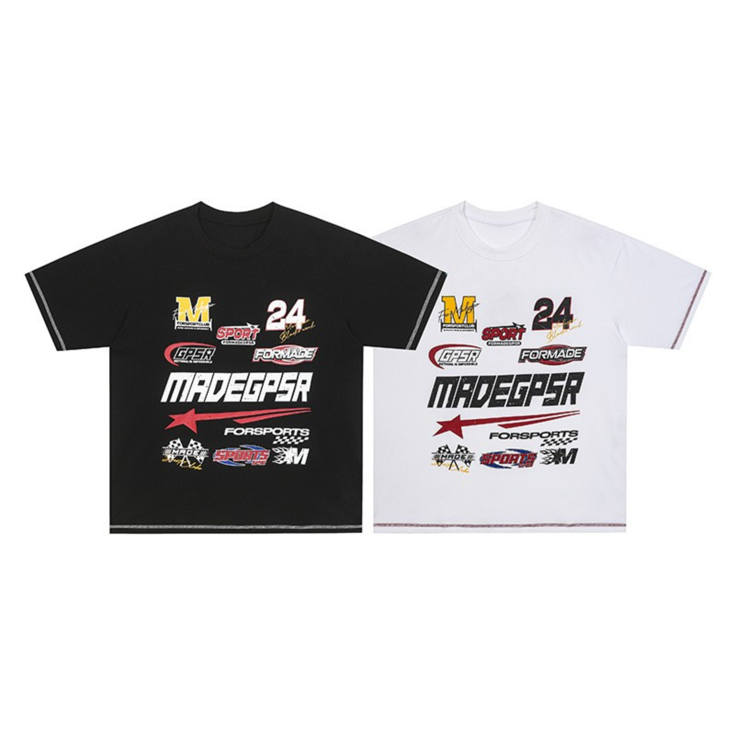 3-6-5.shop Racing Logo Cotton Tee