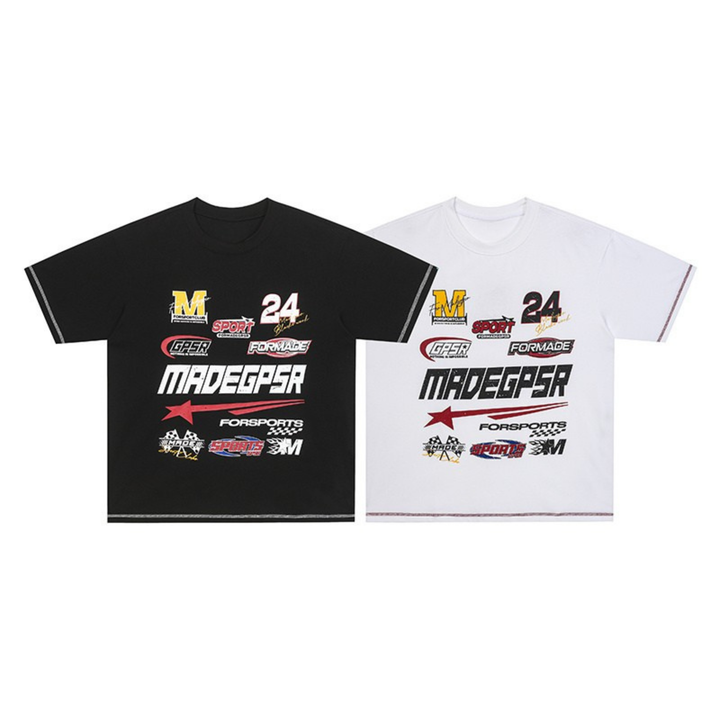 3-6-5.shop Racing Logo Cotton Tee