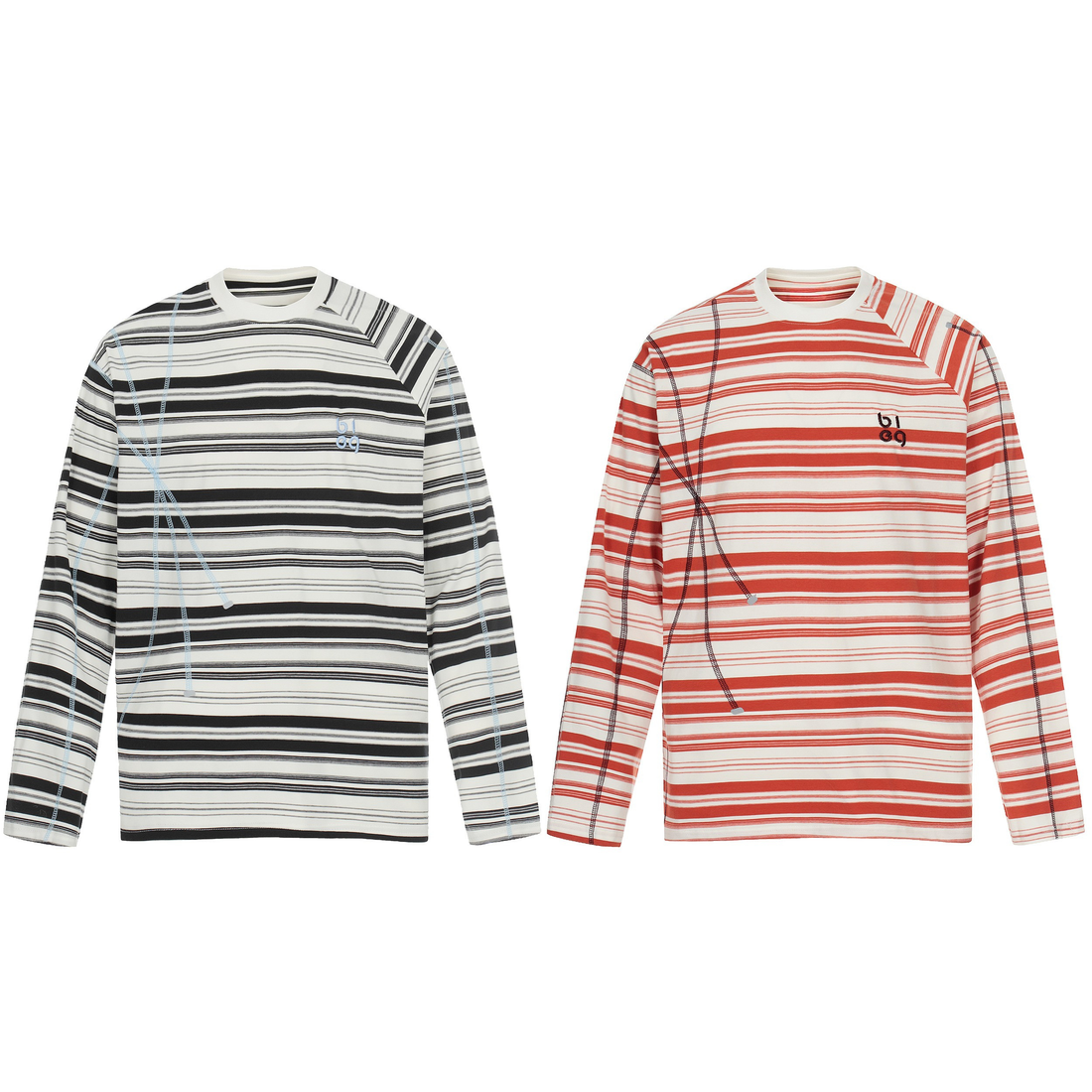 3-6-5.shop Striped Long Sleeve Tee