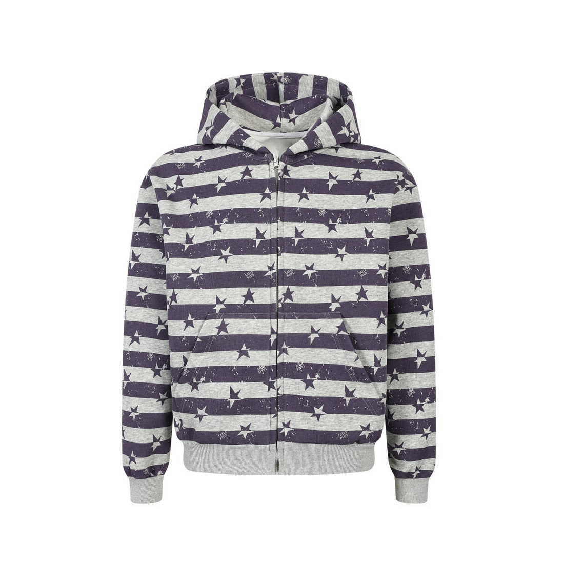 3-6-5.shop Zip-Up Graphic Hoodie