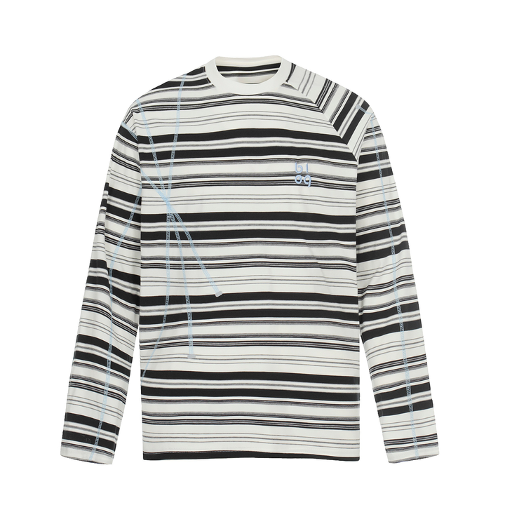 3-6-5.shop Striped Long Sleeve Tee