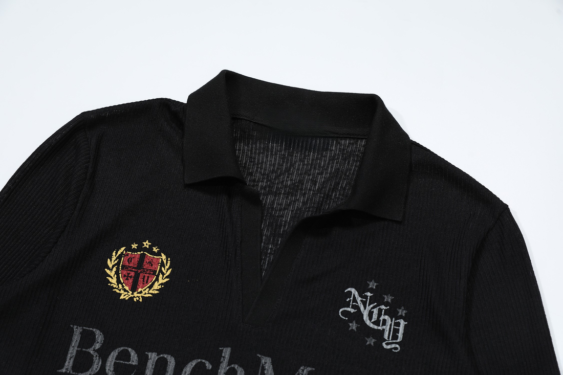 3-6-5.shop Benchmark Long Sleeve Polo