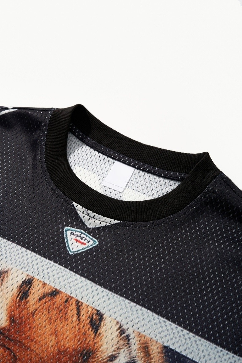 3-6-5.shop Tiger Peace Mesh Jersey