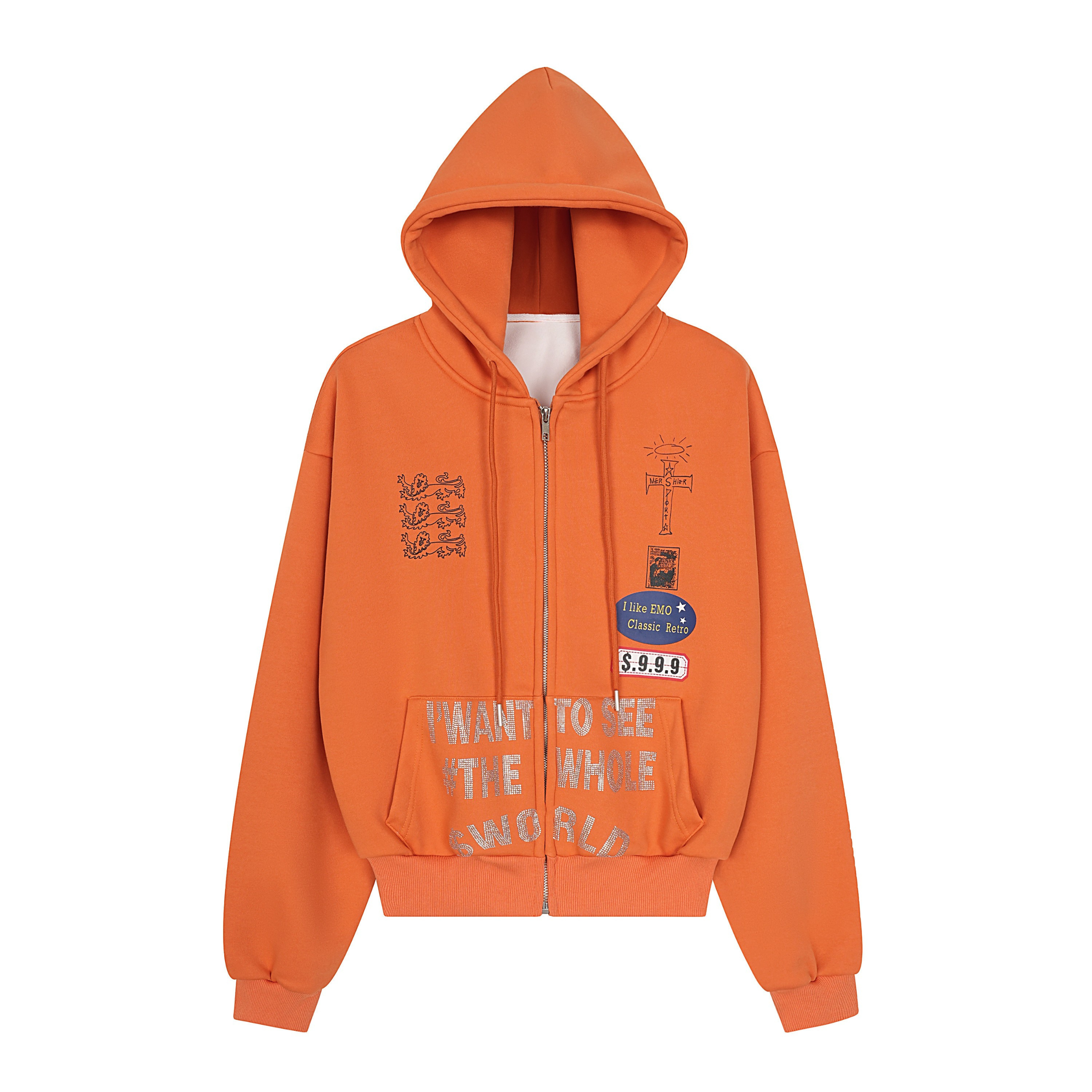 3-6-5.shop “See The Whole World” Zip Hoodie