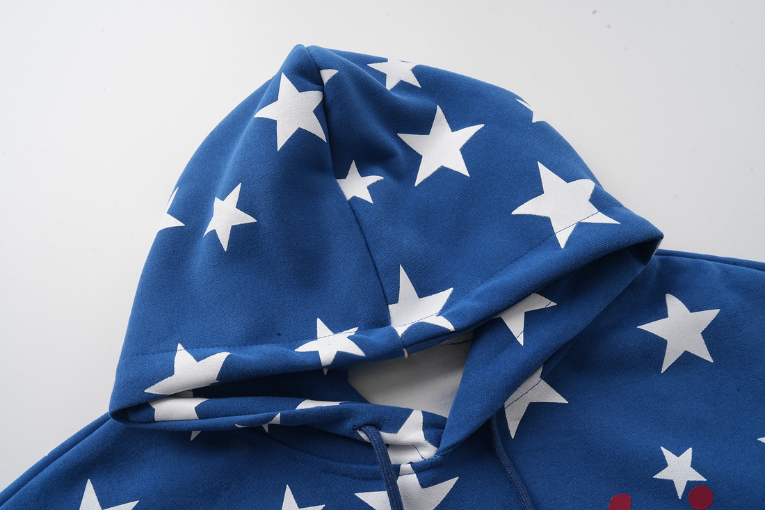3-6-5.shop Star Pattern Hoodie