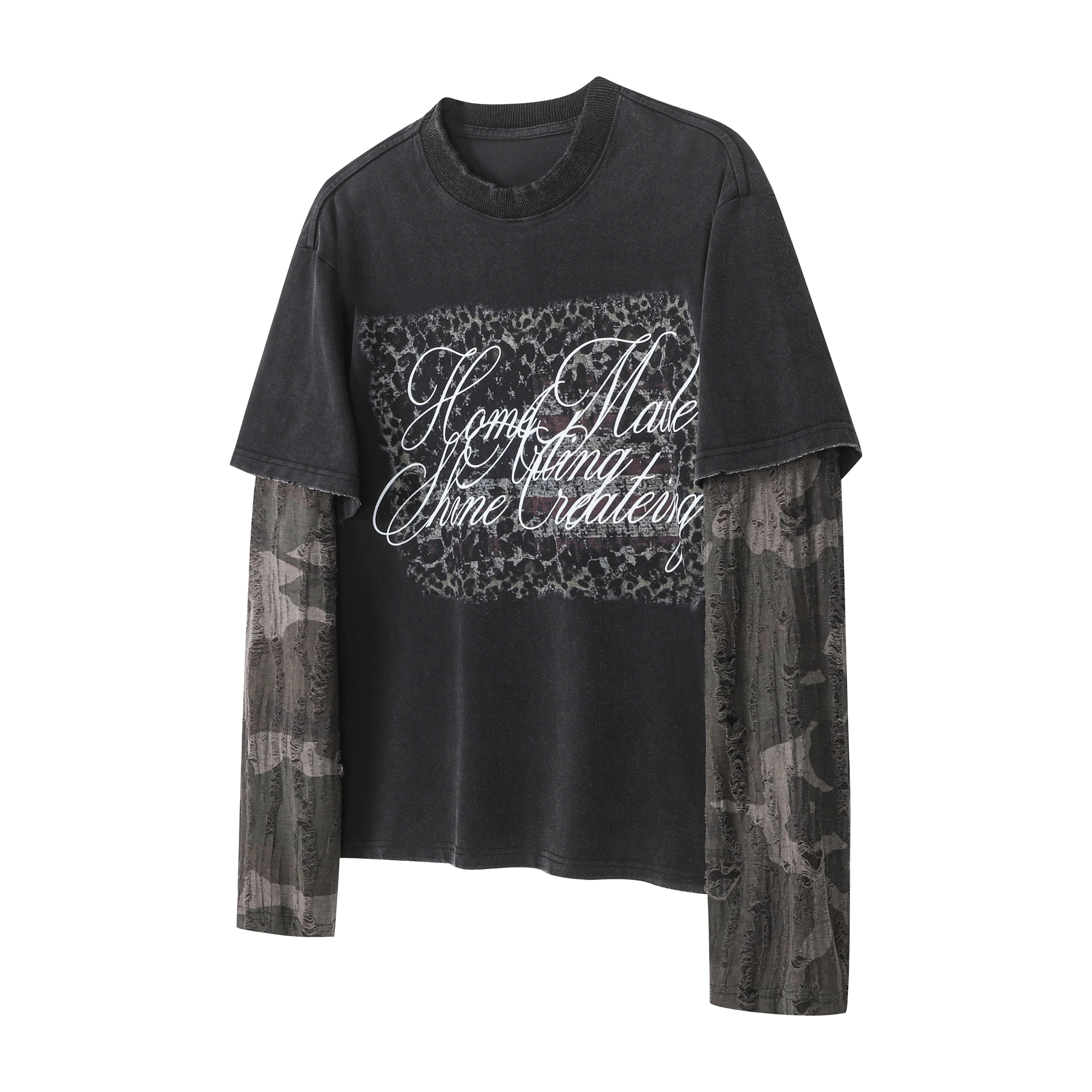 3-6-5.shop Layered Script Graphic Tee