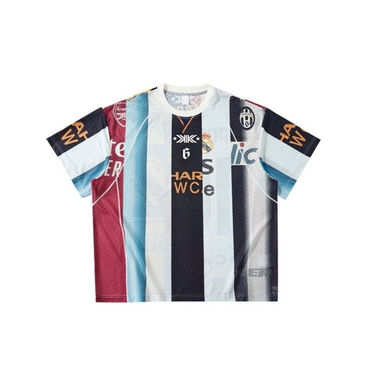 3-6-5.shop Vintage Football Patchwork Jersey