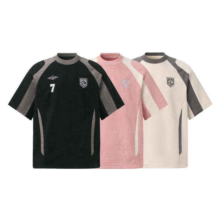 3-6-5.shop Sport Panel Suede Tee