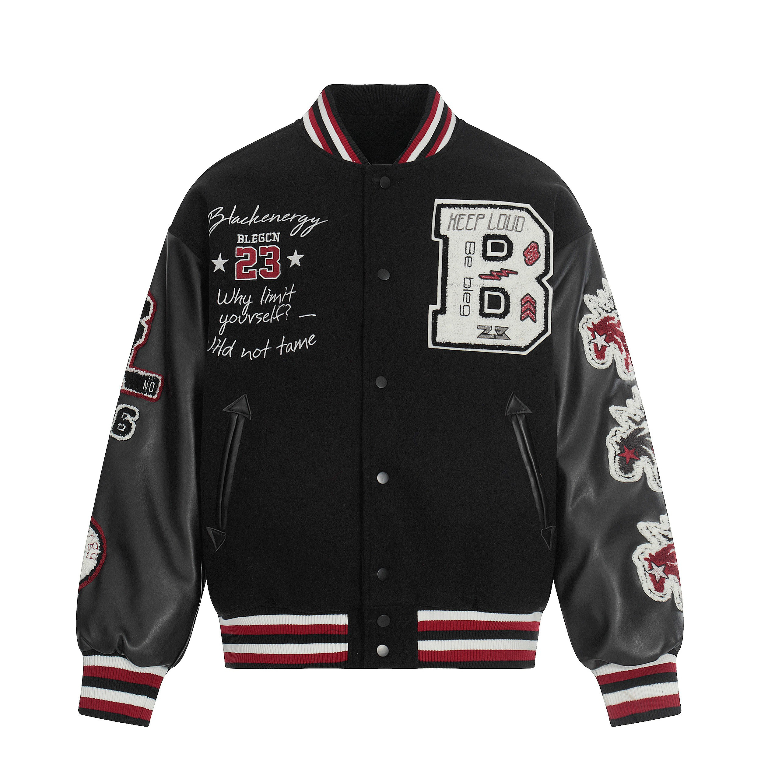 3-6-5.shop Wild at Heart Varsity Jacket