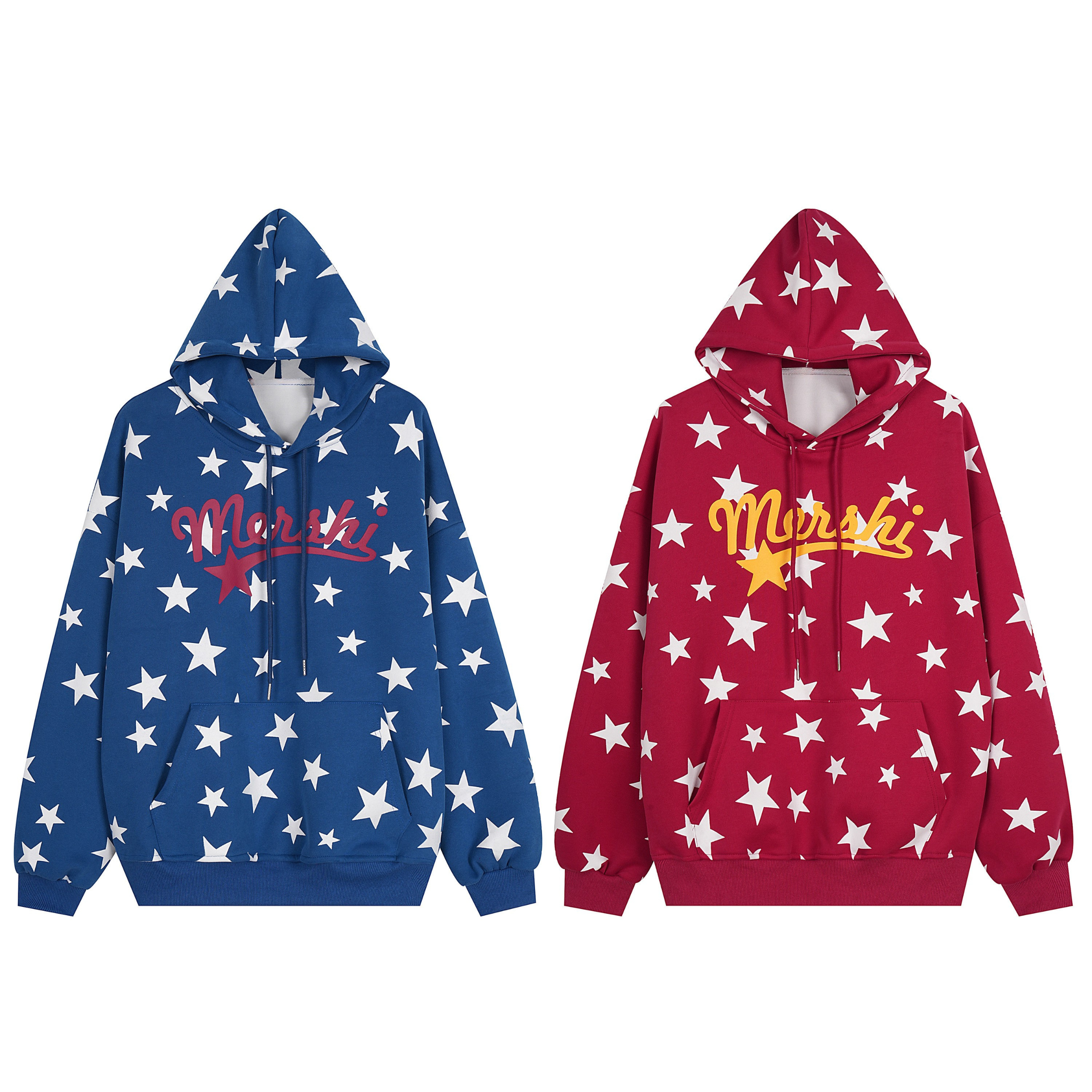 3-6-5.shop Star Pattern Hoodie
