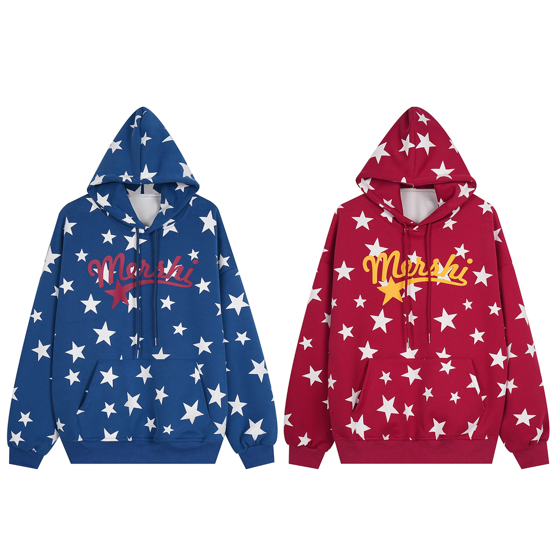 3-6-5.shop Star Pattern Hoodie