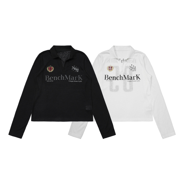 3-6-5.shop Benchmark Long Sleeve Polo