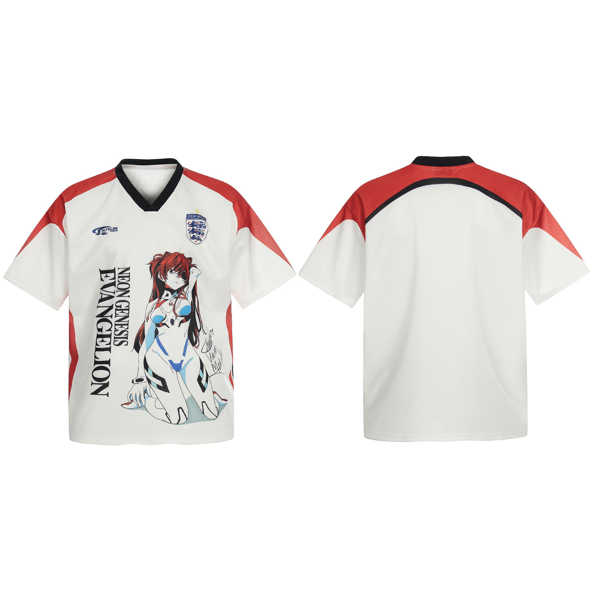3-6-5.shop Anime Graphic Mesh Soccer Jersey