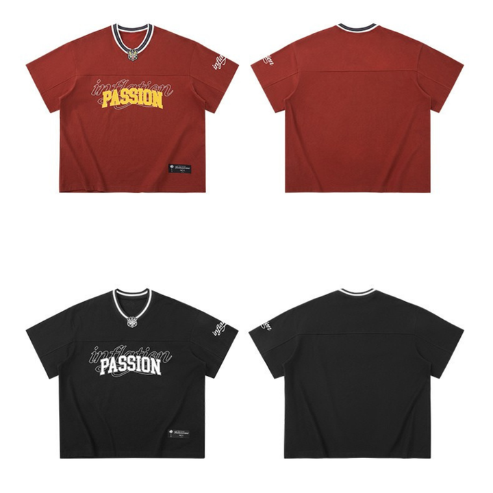 3-6-5.shop Passion Graphic V-Neck Tee