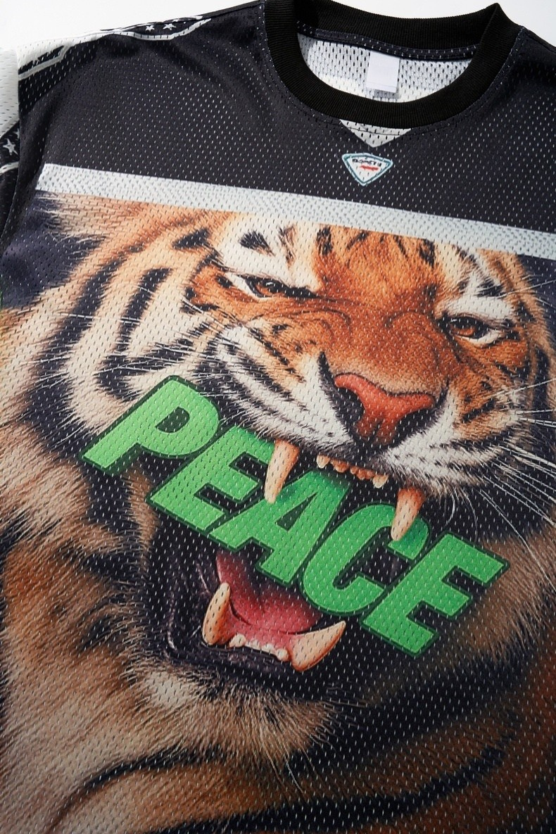 3-6-5.shop Tiger Peace Mesh Jersey