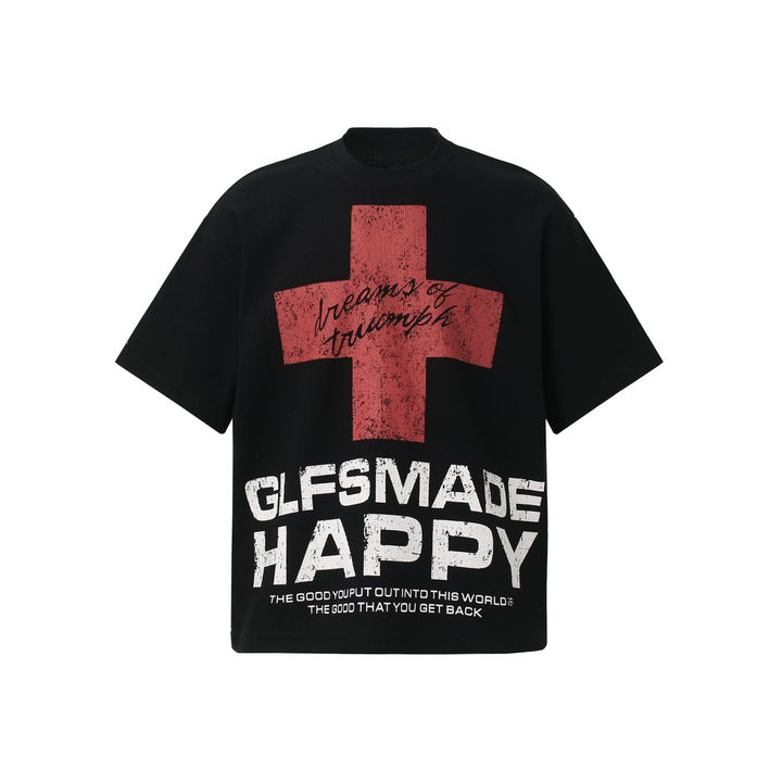 3-6-5.shop Cross Typography Graphic Tee