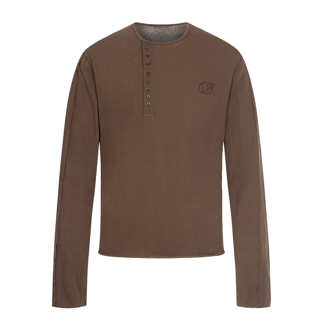 3-6-5.shop Classic Henley Long Sleeve Tee