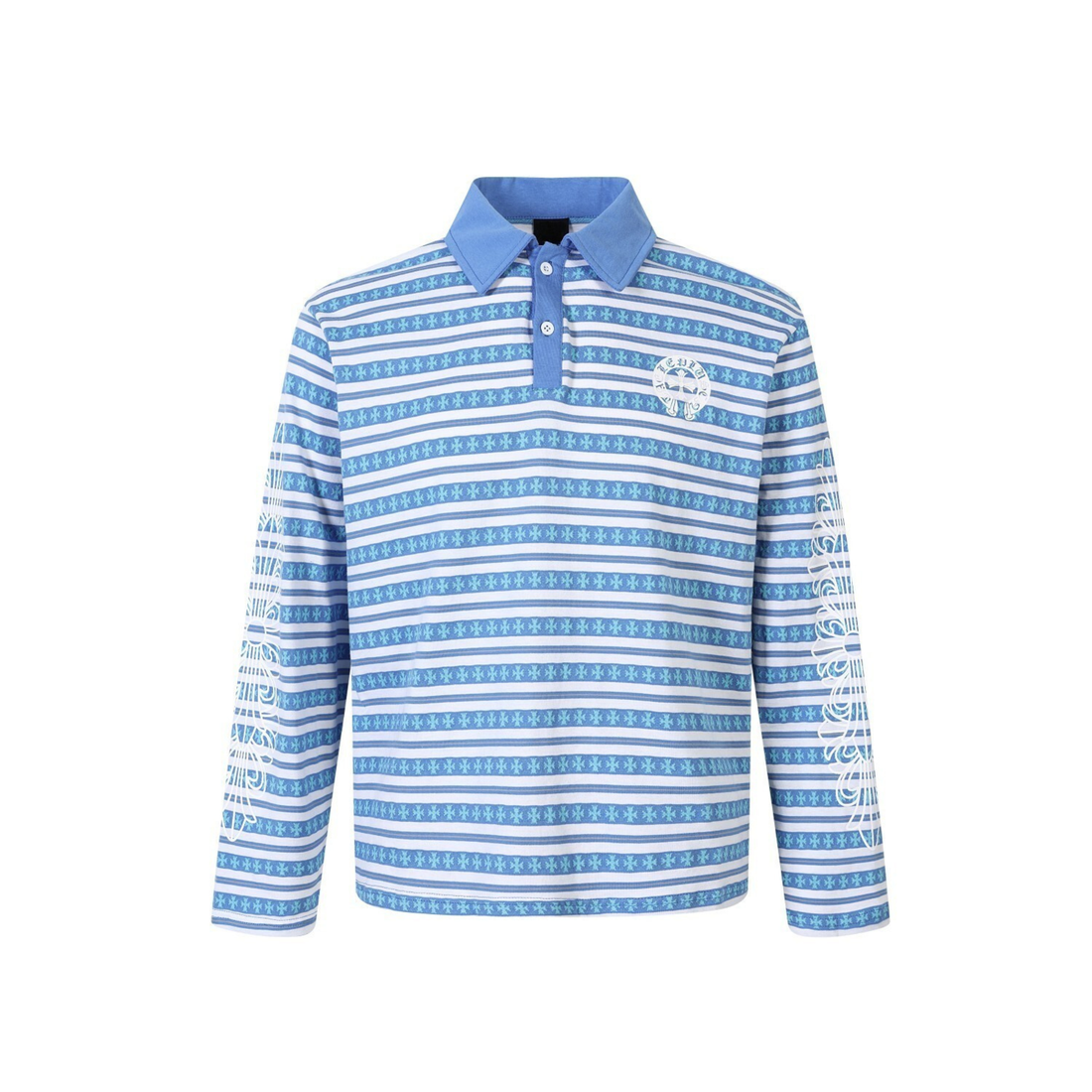 3-6-5.shop Heritage Stripe Long Sleeve Polo