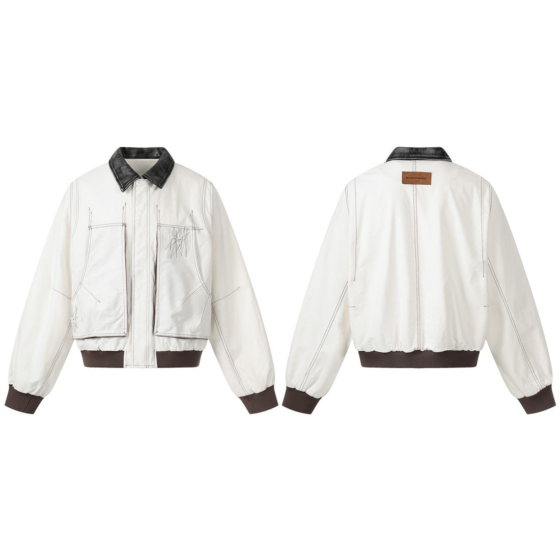 3-6-5.shop Sketch Detail Bomber Jacket