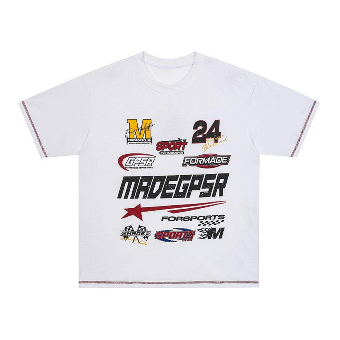 3-6-5.shop Racing Logo Cotton Tee