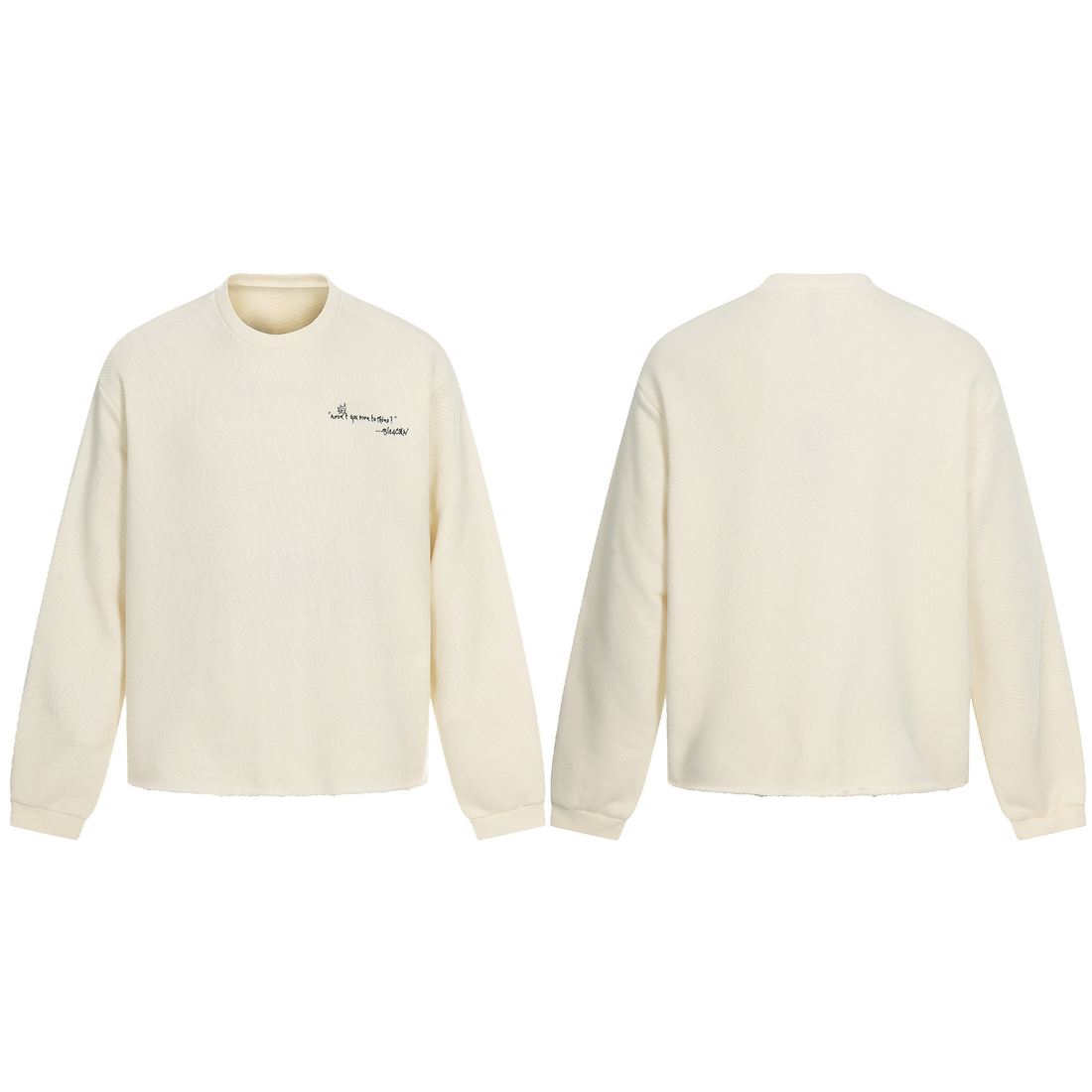 3-6-5.shop Graphic Textured Sweatshirt