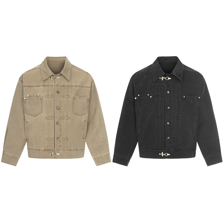 3-6-5.shop Washed Denim Jacket