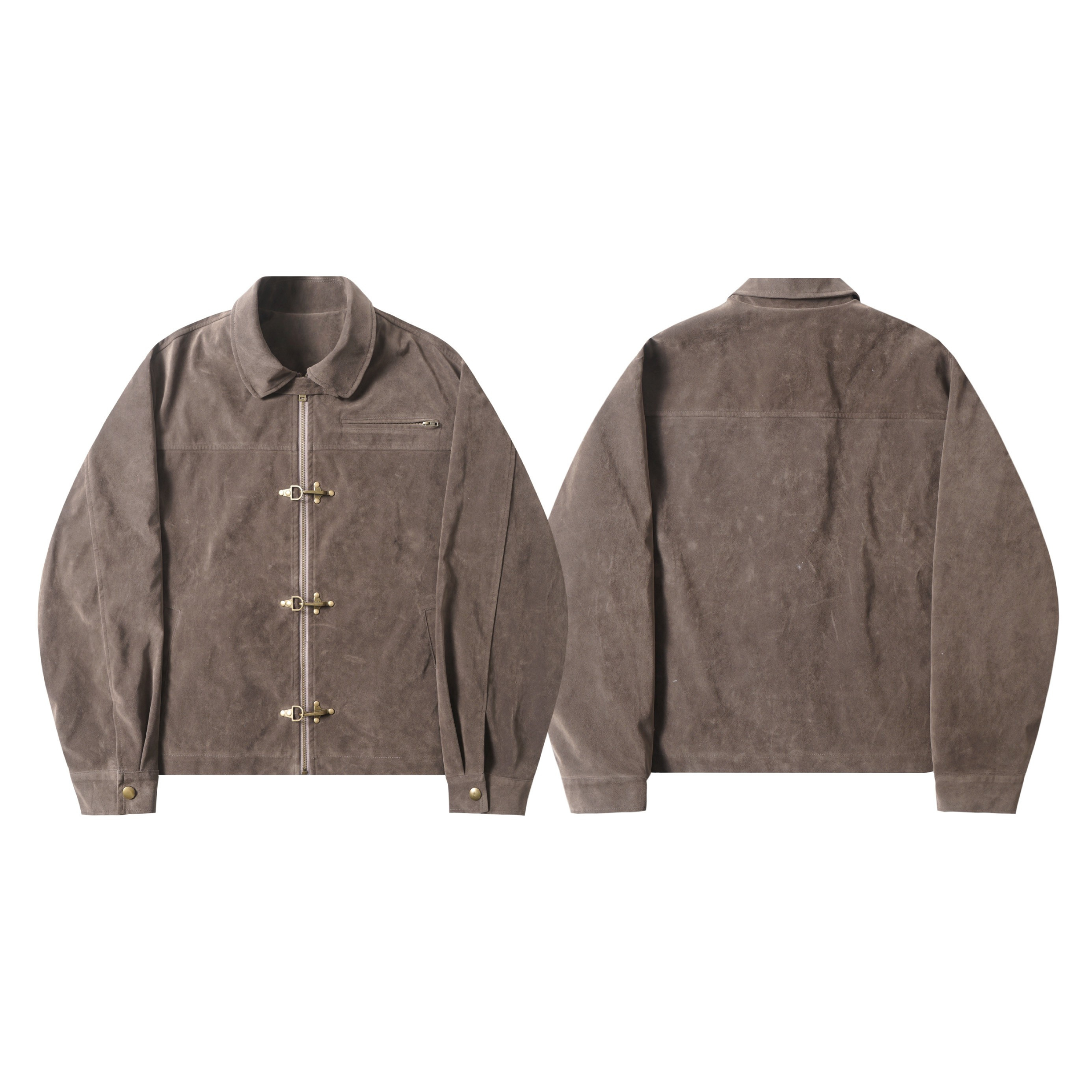 3-6-5.shop Vintage Toggle Zip Jacket