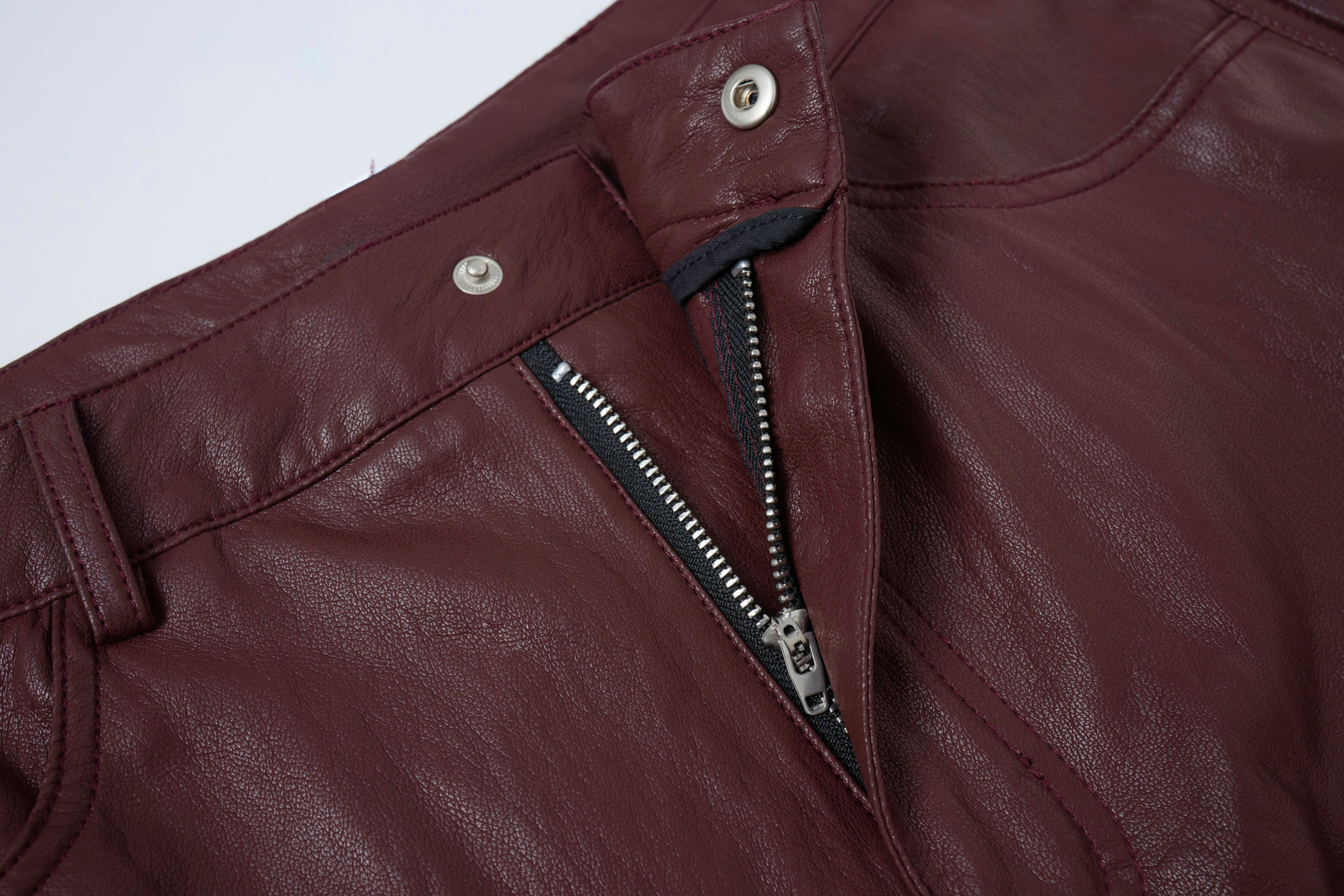 3-6-5.shop Leather Utility Cargo Shorts