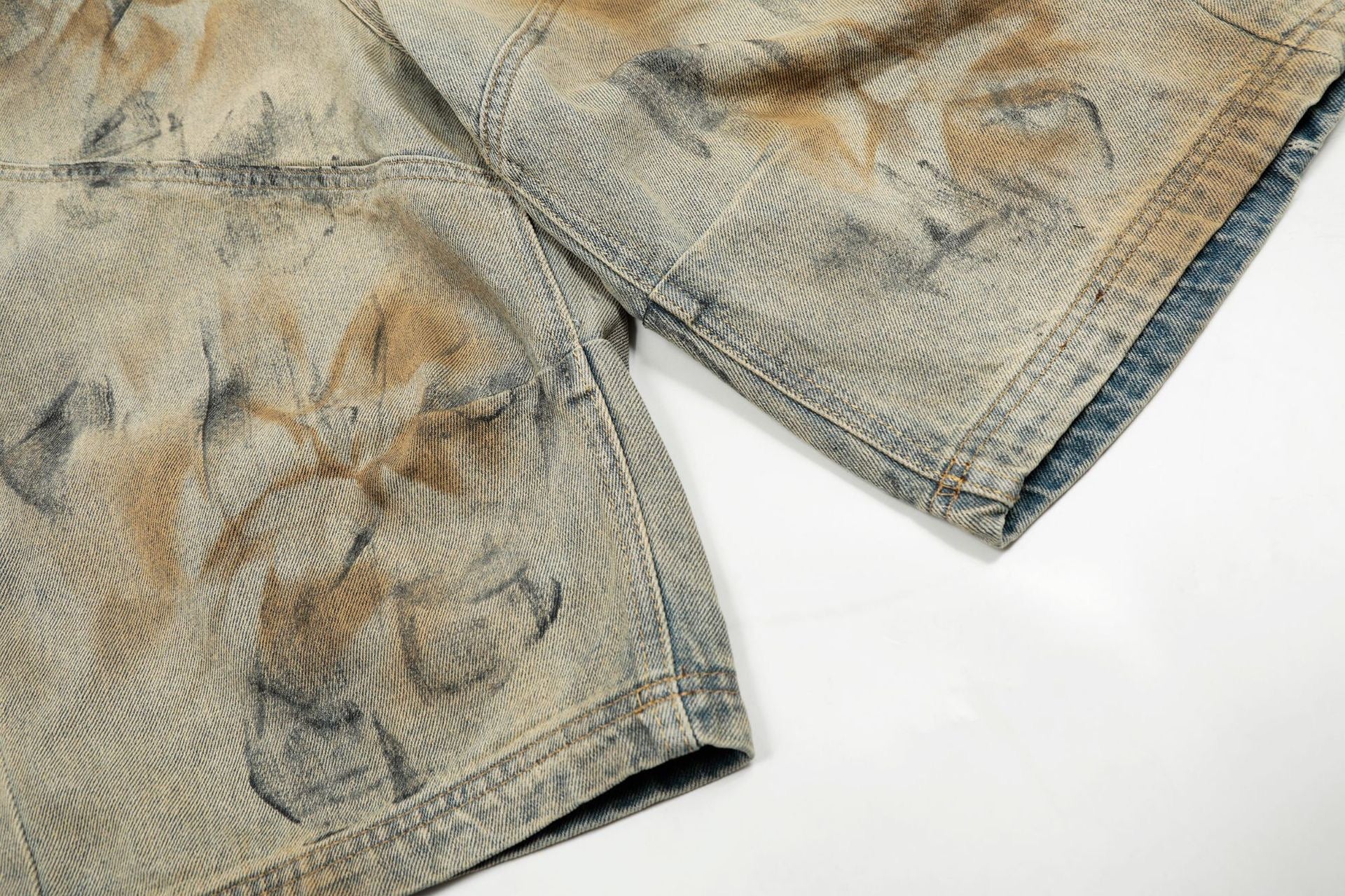 3-6-5.shop Vintage Spray-Dye Shorts