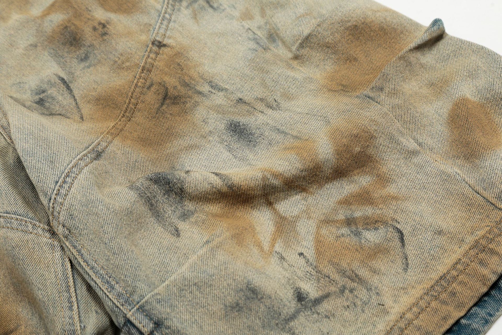 3-6-5.shop Vintage Spray-Dye Shorts