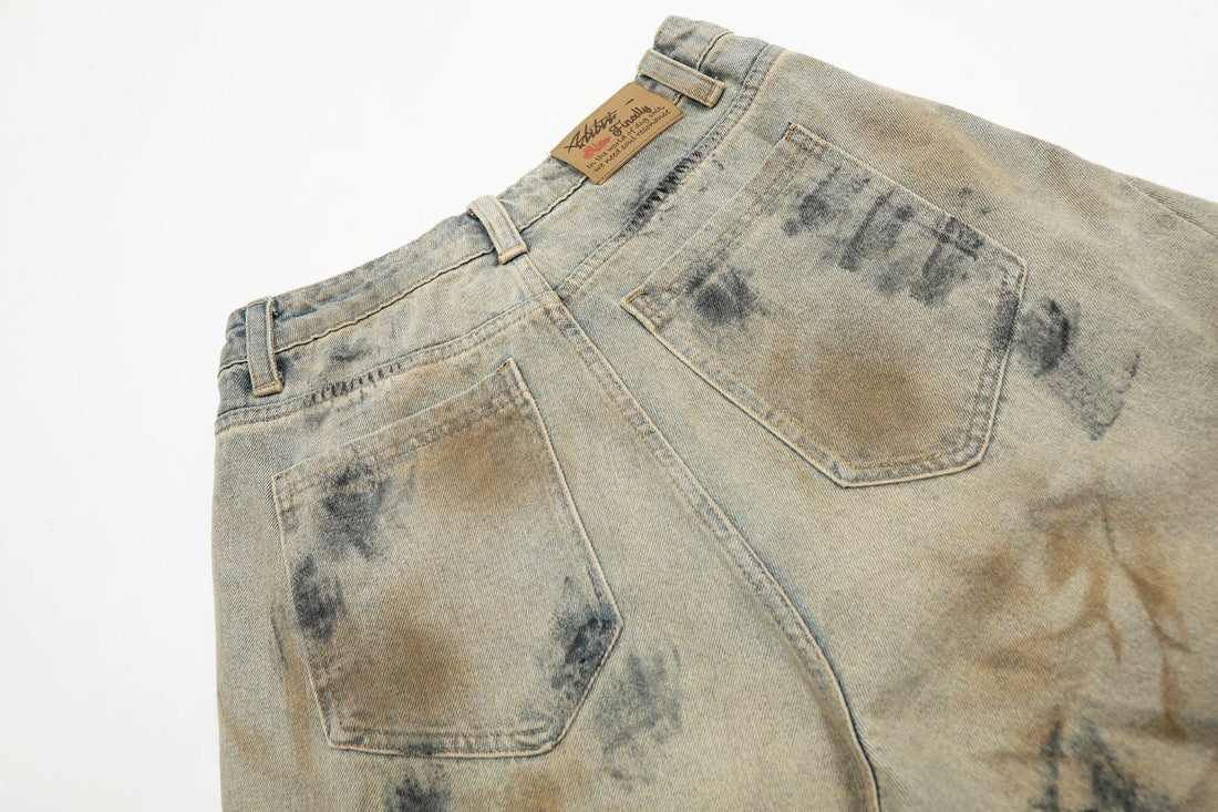 3-6-5.shop Vintage Spray-Dye Shorts