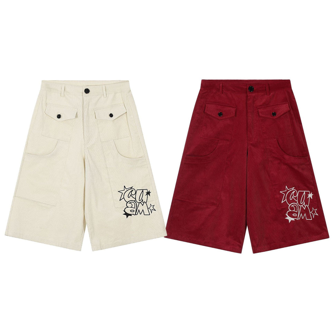 3-6-5.shop Corduroy Cargo Shorts