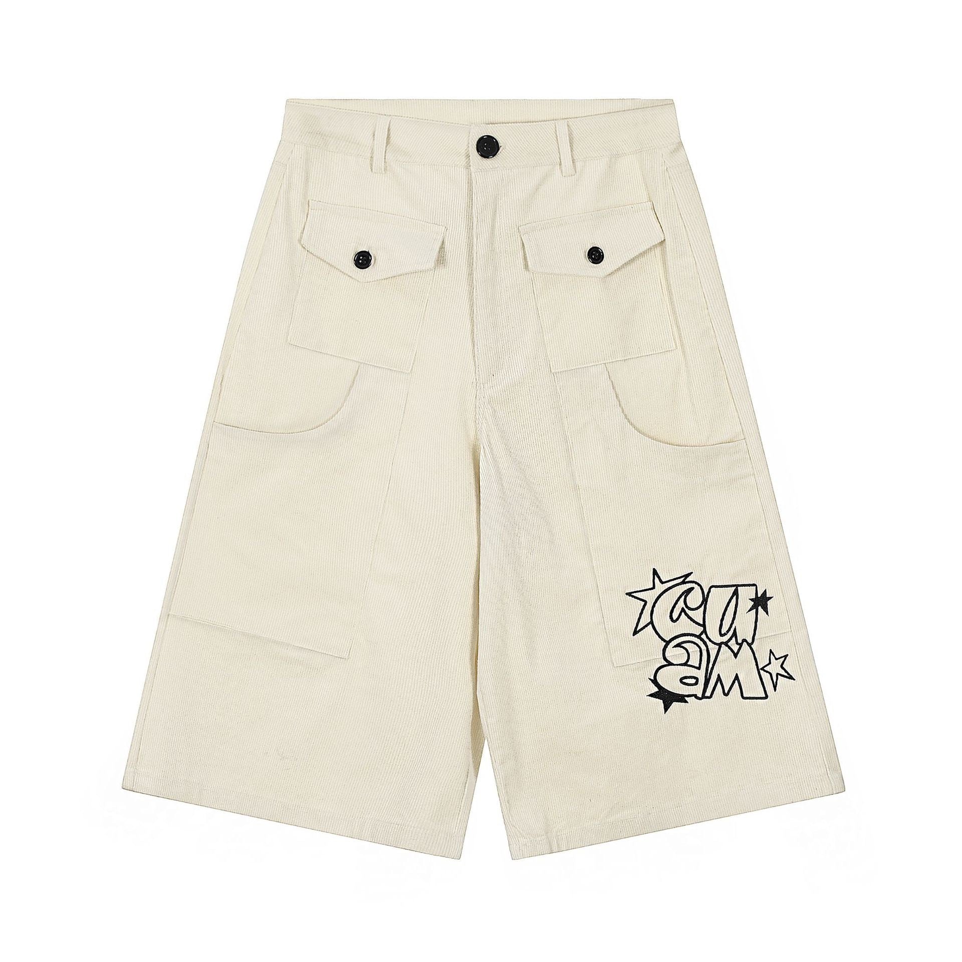3-6-5.shop Corduroy Cargo Shorts