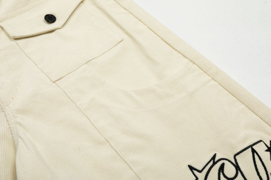 3-6-5.shop Corduroy Cargo Shorts