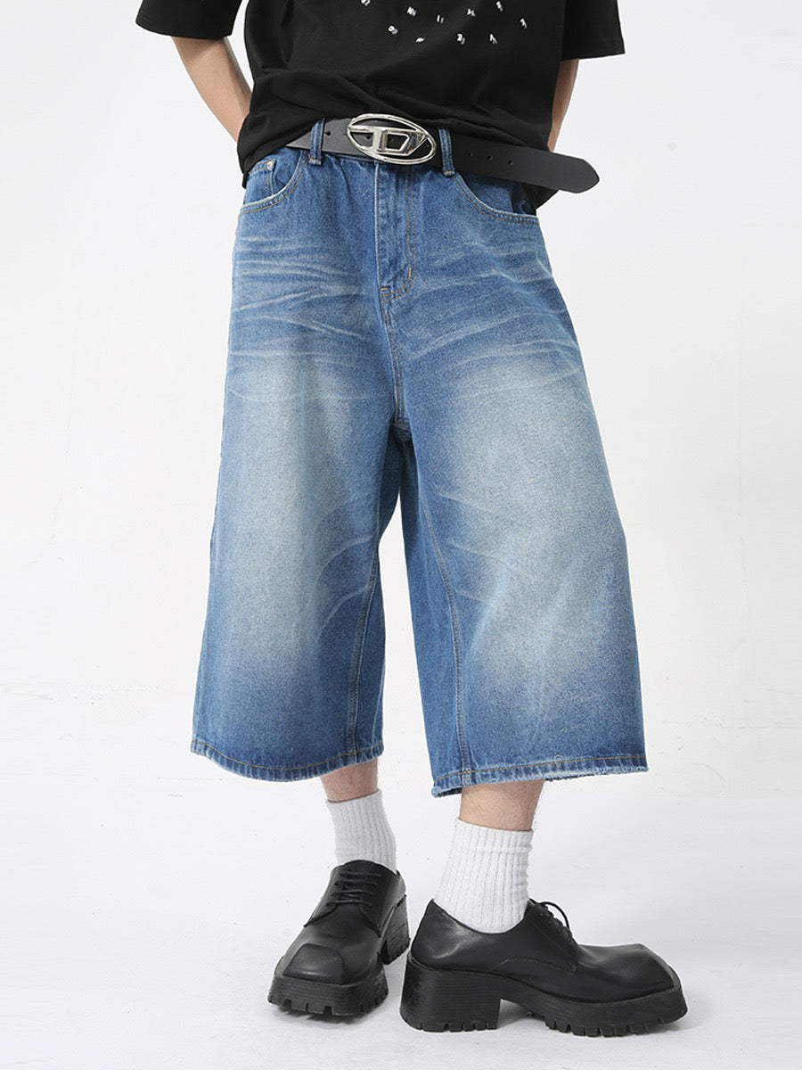 3-6-5.shop Clean Cut Denim Shorts
