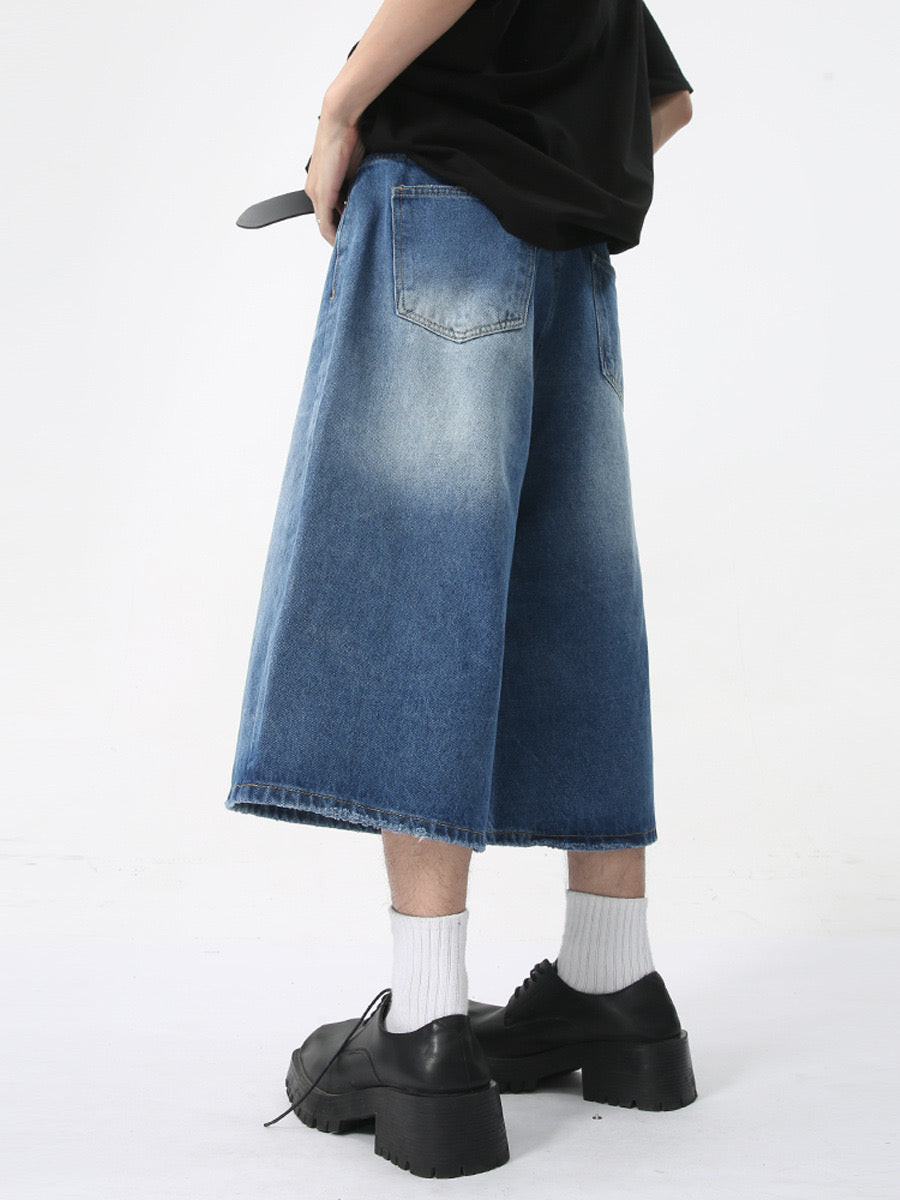 3-6-5.shop Clean Cut Denim Shorts