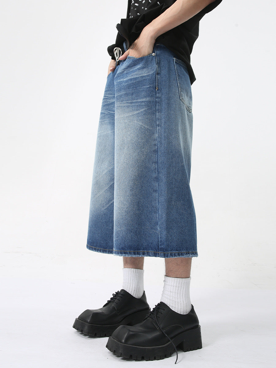 3-6-5.shop Clean Cut Denim Shorts