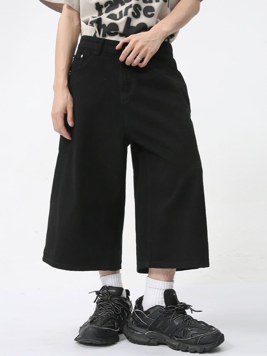 3-6-5.shop Clean Cut Denim Shorts