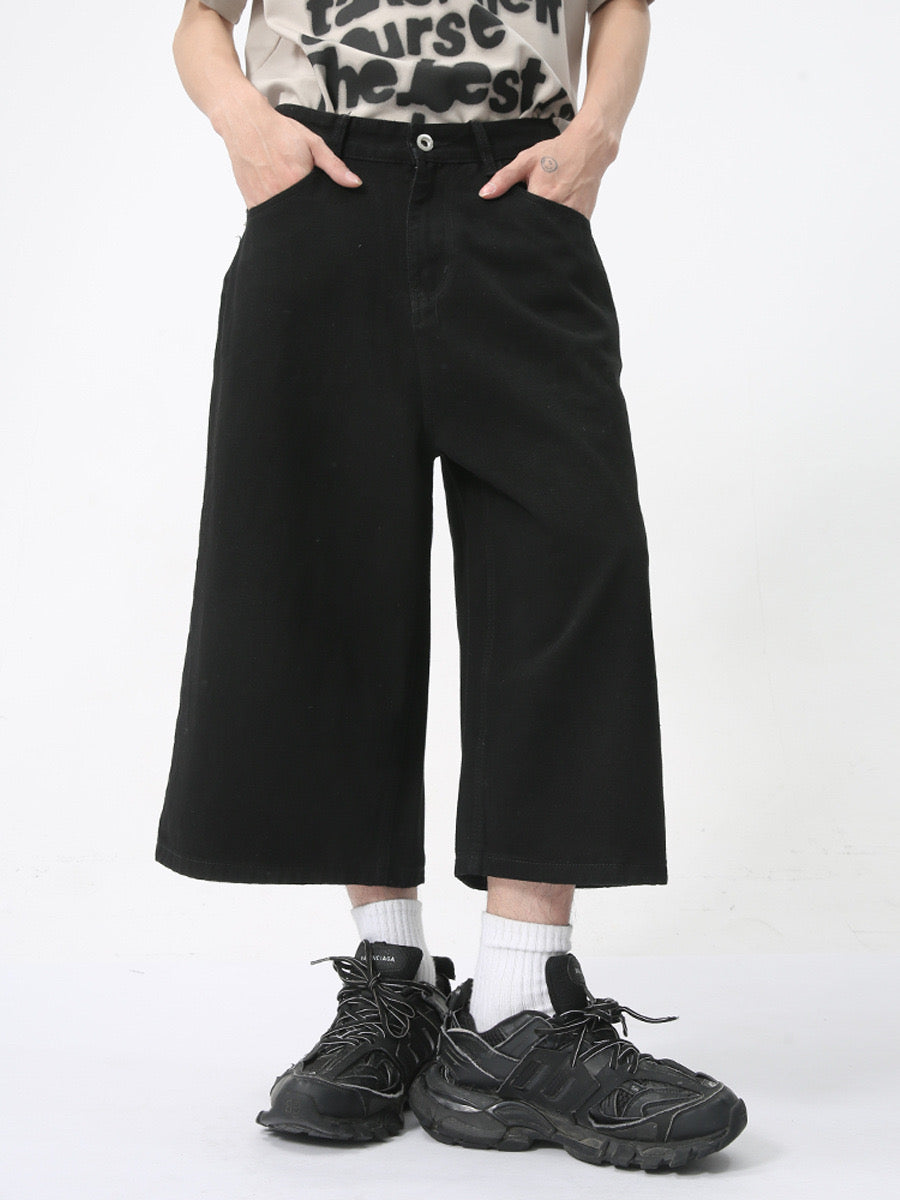 3-6-5.shop Clean Cut Denim Shorts