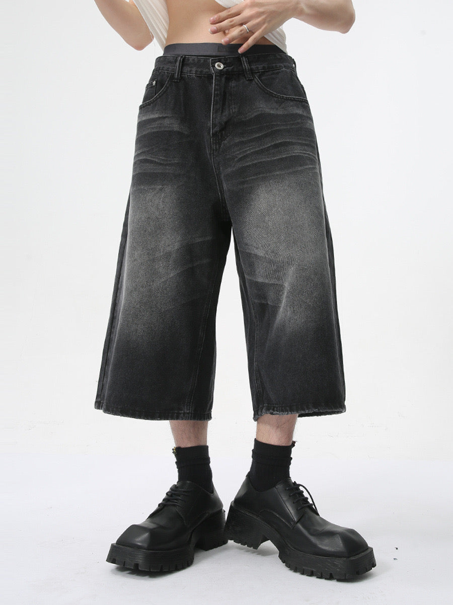 3-6-5.shop Clean Cut Denim Shorts