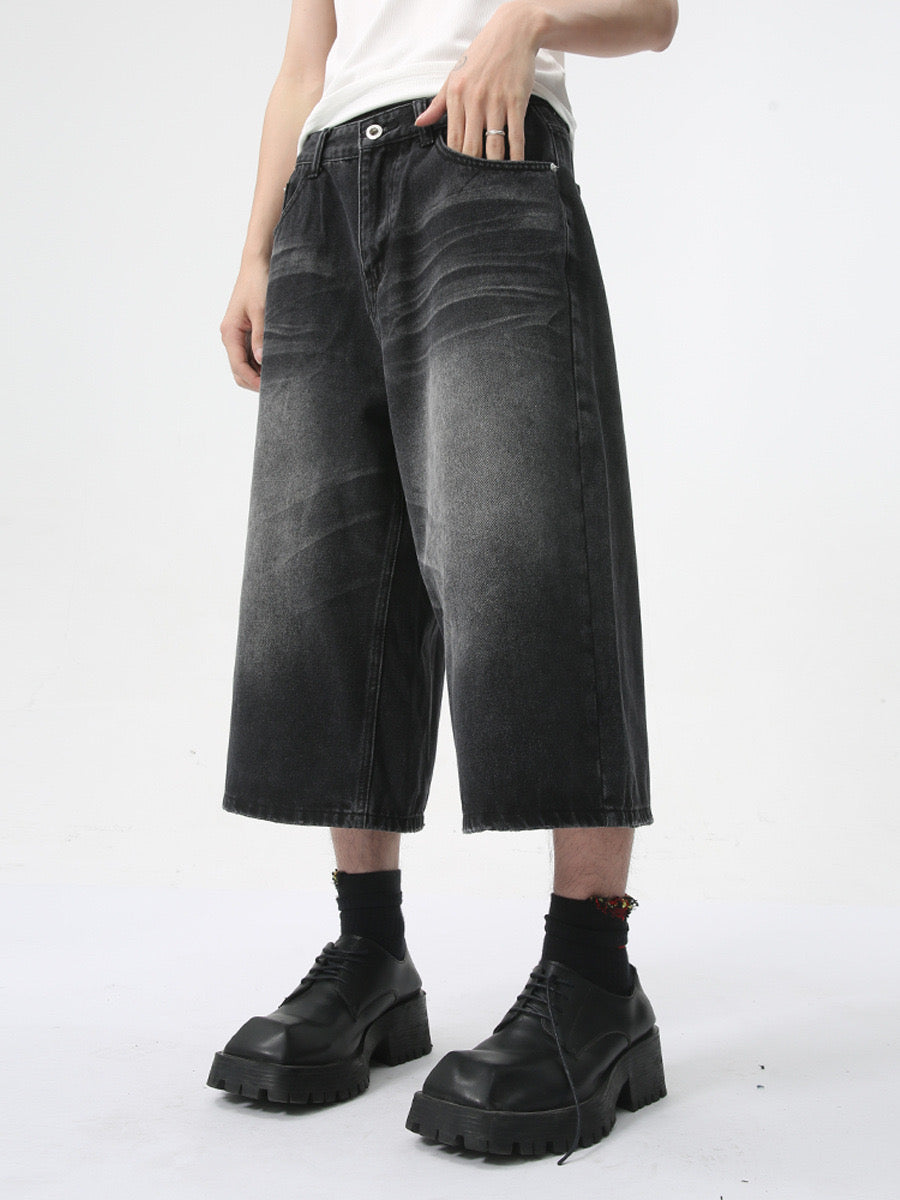 3-6-5.shop Clean Cut Denim Shorts