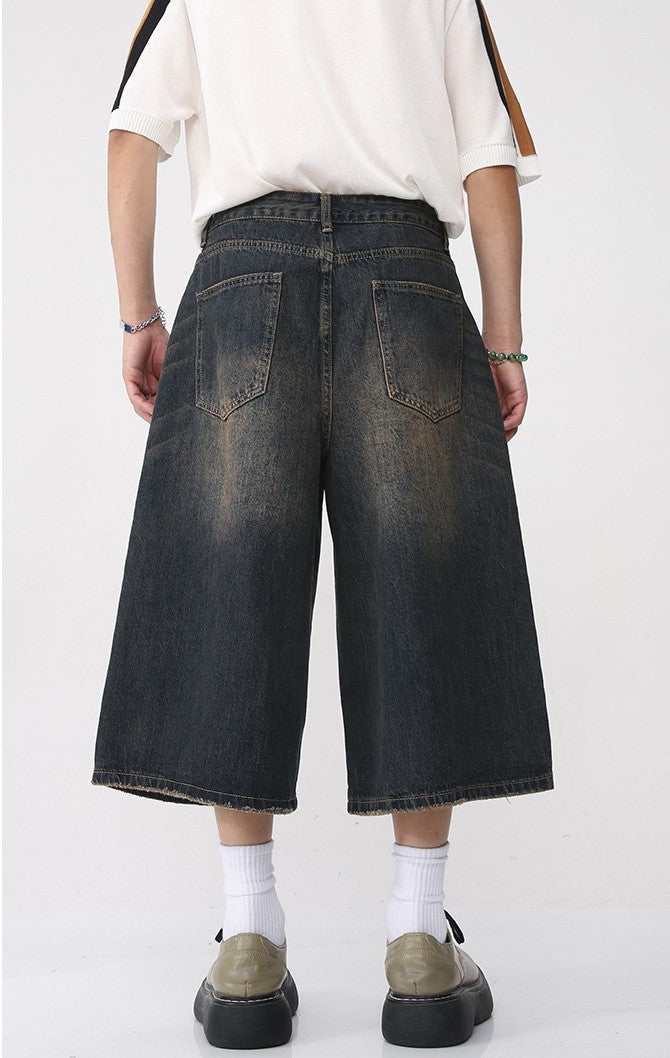 3-6-5.shop Clean Cut Denim Shorts